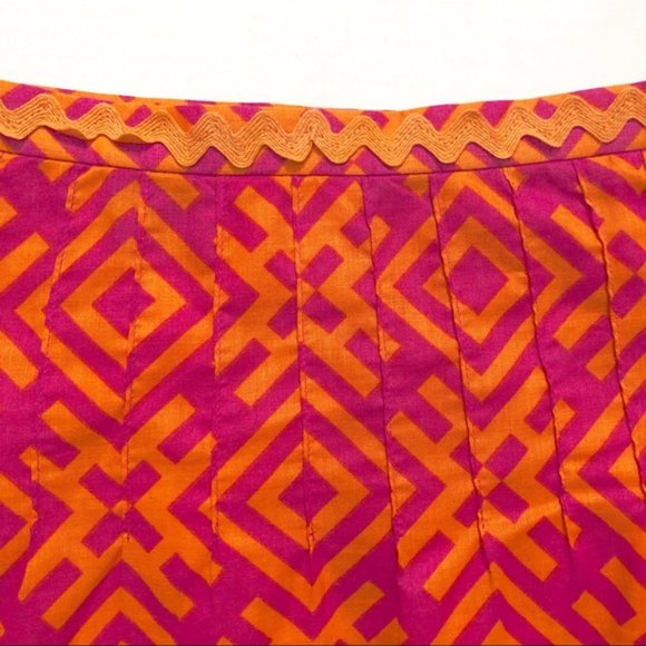 Authentic Tory Burch Skirt 100% Cotton Designer - Picture 5 of 6